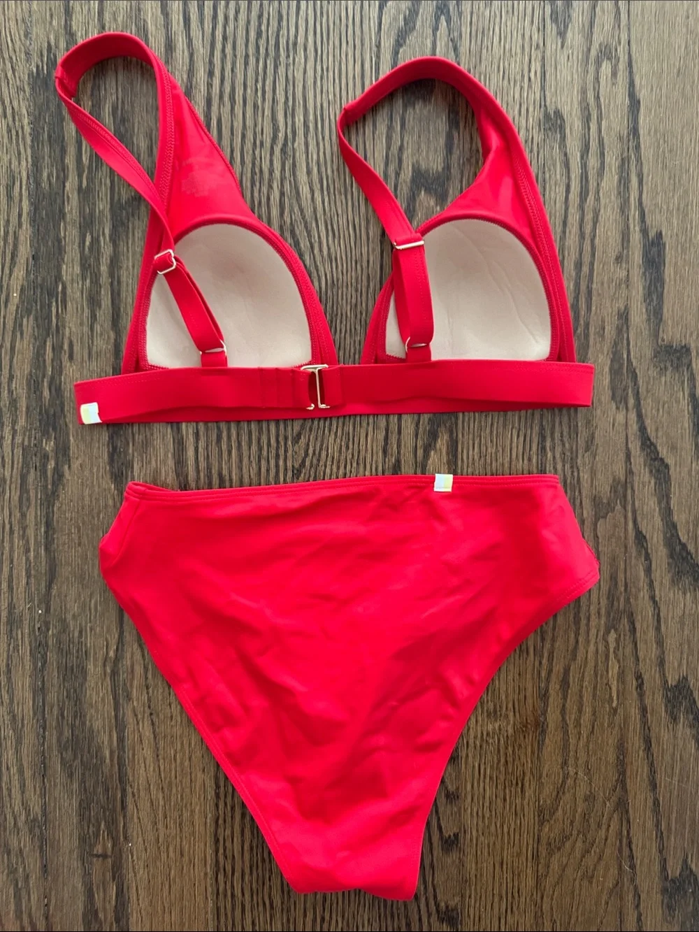 Red Triangle Bikini Set - Women Intimates & Swim